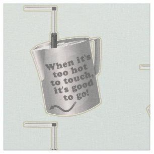 Tecido Xícara de leite de café Barista