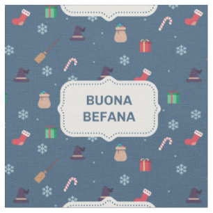 tecido xmas buona Befana