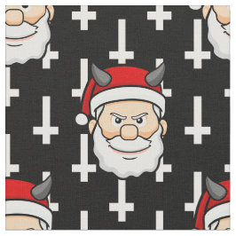 Tecido xmas mau santa claus feio