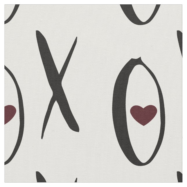 Tecido XOXO Heart (Detalhe)