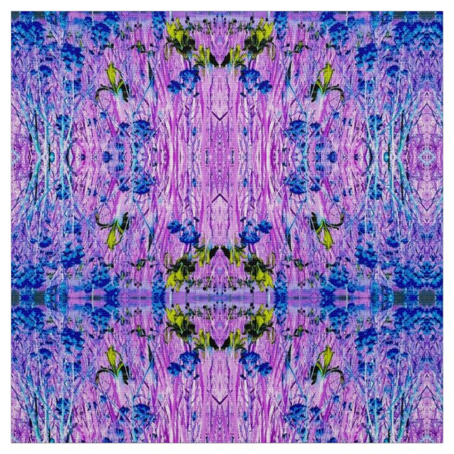 Tecido Yellow Abstrato Iris (Modelo)