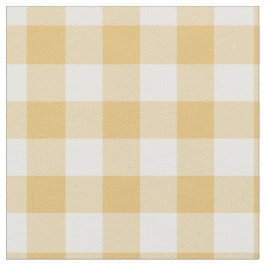 Tecido Yellow & White Plaid Gingham