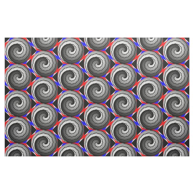 Tecido Yin Yang Spiral de Kenneth Yoncich (Fat Quarter)