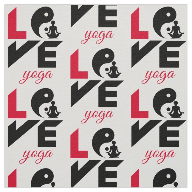 Tecido Yoga do amor (Modelo)