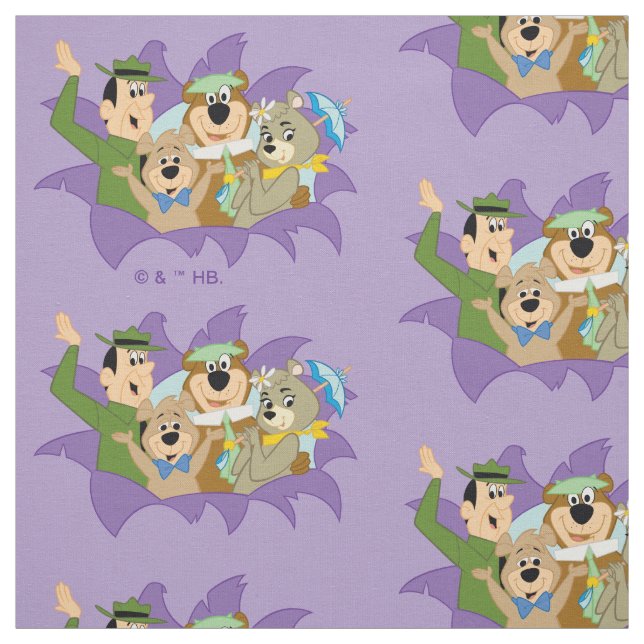 Tecido Yogi Bear e Amigos Surpresa (Modelo)