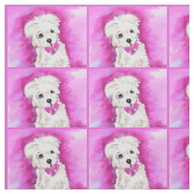 Tecido Yorkie Poo (Modelo)