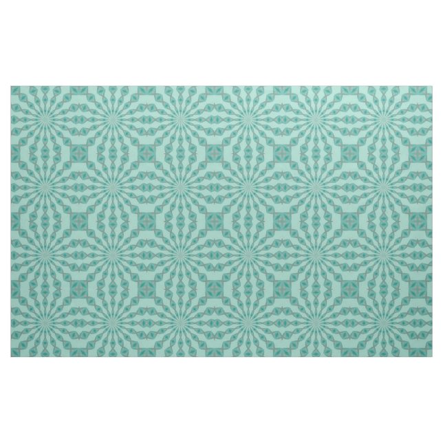 Tecido Yukka Green e Dica Do Caleidoscópio Rosa (Fat Quarter)