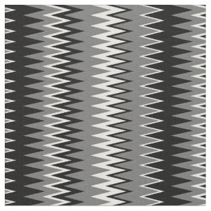 Tecido Zag de Cinza Diagonal Geométrica