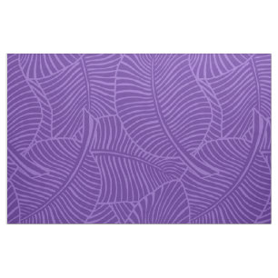 Tecido Zebra Palm Havaiano - Roxo Tropical