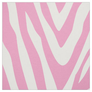 Tecido Zebra Rosa Imprime Grande Escala