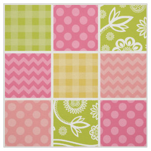Tecido Zigzag, Chevron, Bolinhas, Gingham, Patchwork