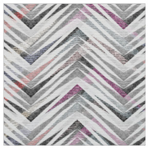 Tecido Zigzag, geométrico, cinzas, lilás, rosa, preto,