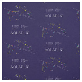Tecido Zodiac Constelação Aquarius
