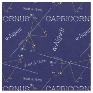 Tecido Zodíaco Constelação Capricornus