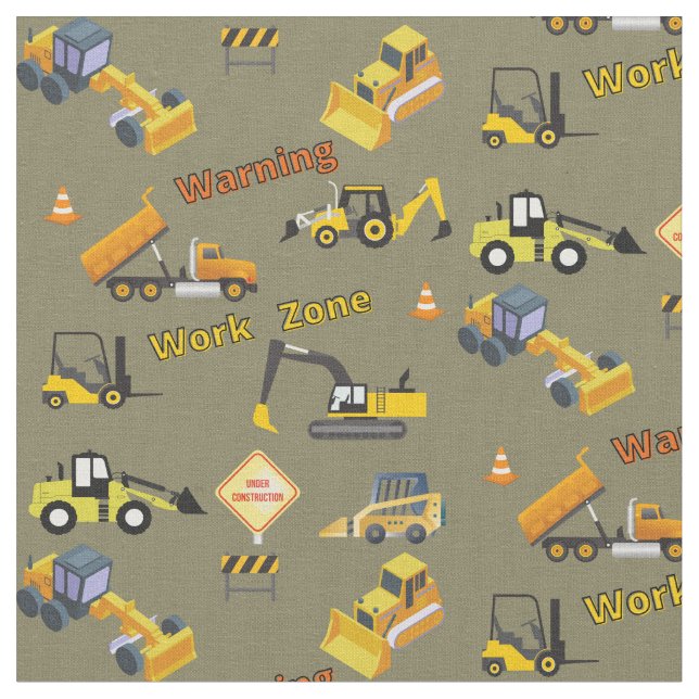 Tecido Zona de Trabalho de Aviso de Construção (Detalhe)