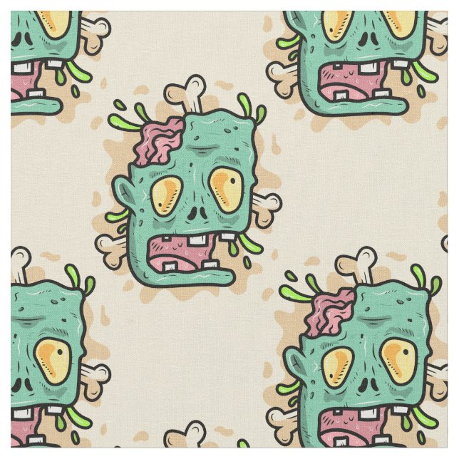 Tecido zumbi beige halloween (Detalhe)