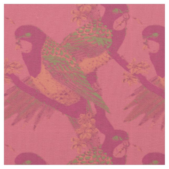 Tecidos de Designer Birds of Paradise - Presentes (Detalhe)