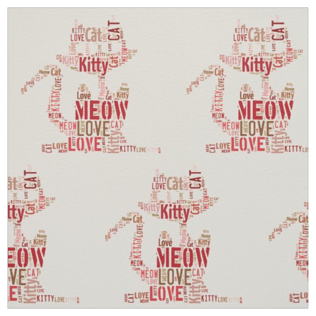 Tecidos de Designer de Gato Gato Gato Gato Gato -  (Modelo)