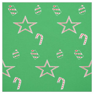 Tecidos de Natal Verde da bolinhas