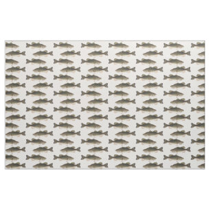 Tecidos de padrões de peixe de soalho