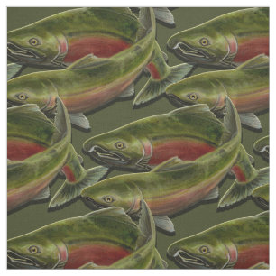 Tecidos-Padrão De Peixes De Tecido De Pesca De Co