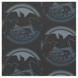 Tecidos tribais do corvo nativo do corvo do tecido