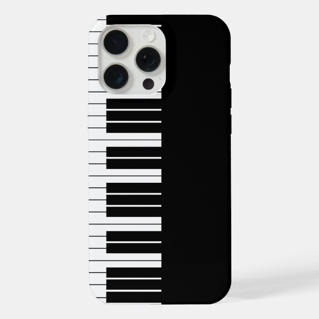 Teclado de Piano Preto (Verso)