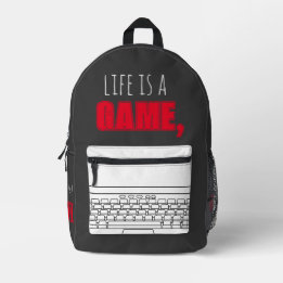 Teclado "LIFE IS A GAME, PLAY TO WIN"