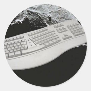 Teclado no Adesivo de Espaço