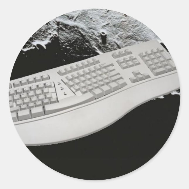 Teclado no adesivo espacial (Frente)