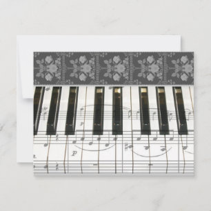 Teclado Piano Floral
