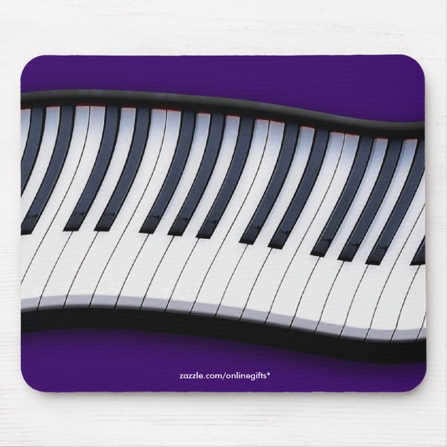 Teclado Piano Musical-Theme Mousepad (Frente)