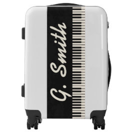 Teclado Piano Preto e Branco Personalizado. Adicio