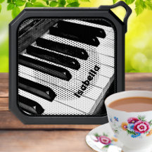 Teclas de Piano Teclado de Música Preto e Branco P