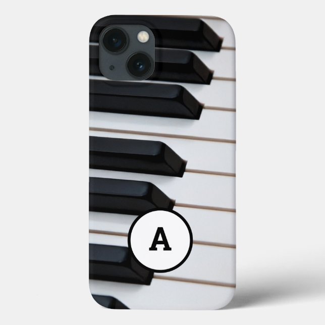 Teclas Piano de Fechamento com Monograma (Verso)