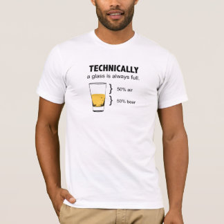 Tècnica um vidro é sempre t-shirt completo