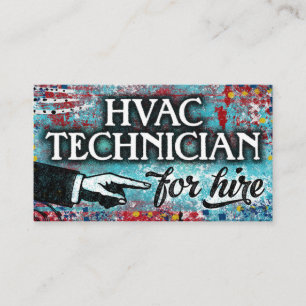 Técnico HVAC Para Cartões de visitas De Aluguer -