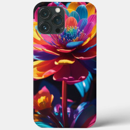 Tecnicolor Flower com Neon Hues