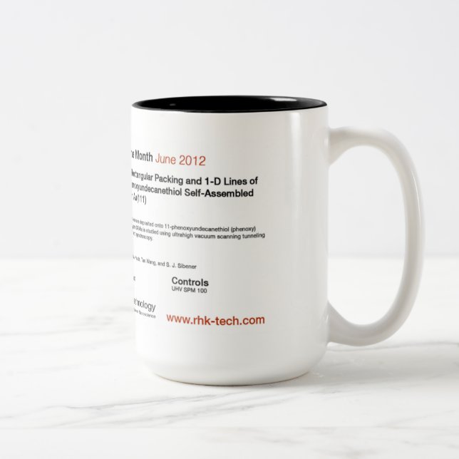 Tecnologia de RHK - em junho de 2012 caneca de (Direita)