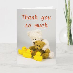 Ted e os Patos... Cartões de agradecimentos