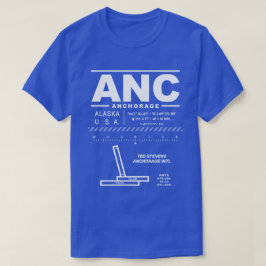 Ted Stevens Anchorage Aeroporto Intel ANC T-Shirt