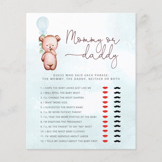 Teddy Bear Adivinha Quem Disse Que Era Mamãe Ou Jo (Frente)