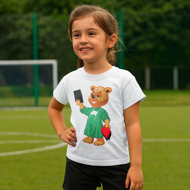 Teddy Bear Doctor Girls T-Shirt (Criador carregado)