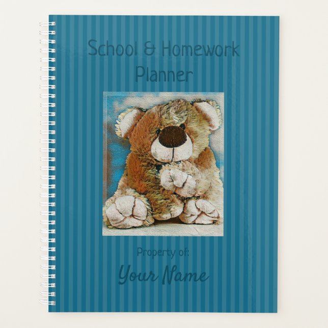 Teddy Bear - Planejador Escolar - HAMbyWG (Frente)