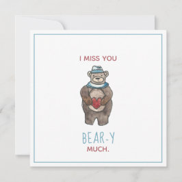 Teddy Bear Sinto saudades de você bebedeira muito