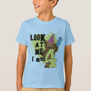 Teddy Bear, tenho 4 Camisetas de aniversário e pre