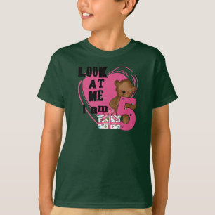 Teddy Bear, tenho 5 t-shirts de aniversário e pres