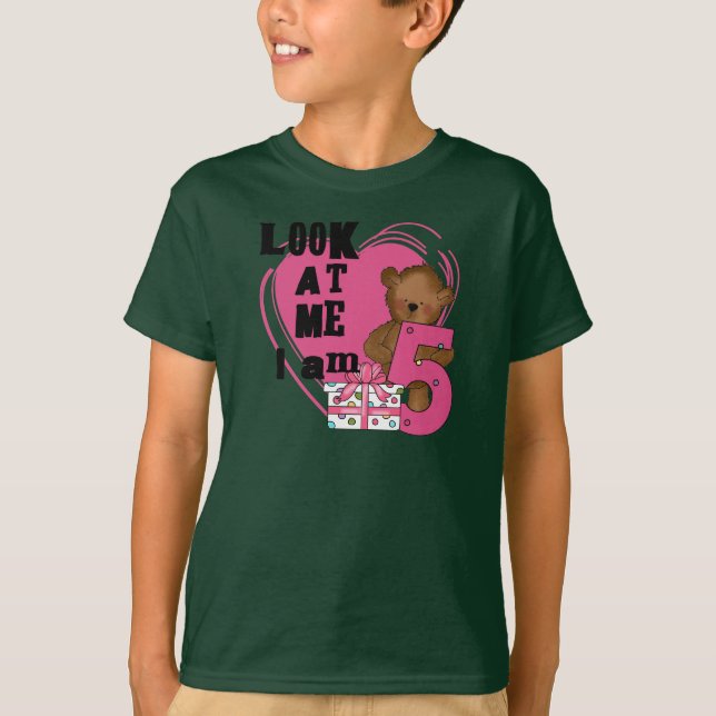 Teddy Bear, tenho 5 t-shirts de aniversário e pres (Frente)