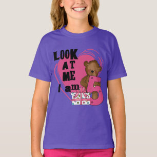 Teddy Bear, tenho 5 t-shirts de aniversário e pres