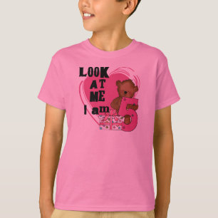 Teddy Bear, tenho 5 t-shirts de aniversário e pres